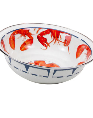 LS03 - Lobster Serving Bowl - Golden Rabbit Enamelware