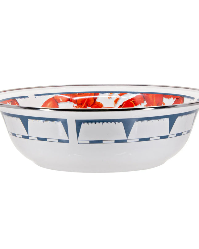 LS03 - Lobster Serving Bowl - Golden Rabbit Enamelware