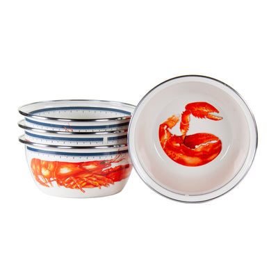 LS61S4 - Set of 4 Lobster Salad Bowls - Image