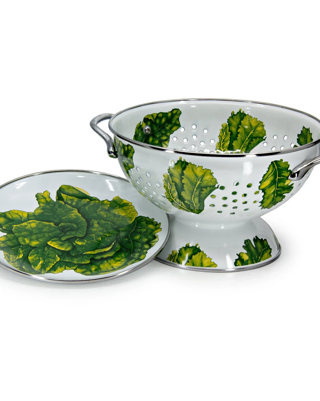 LT107 - Lettuce Colander Set - Golden Rabbit Enamelware
