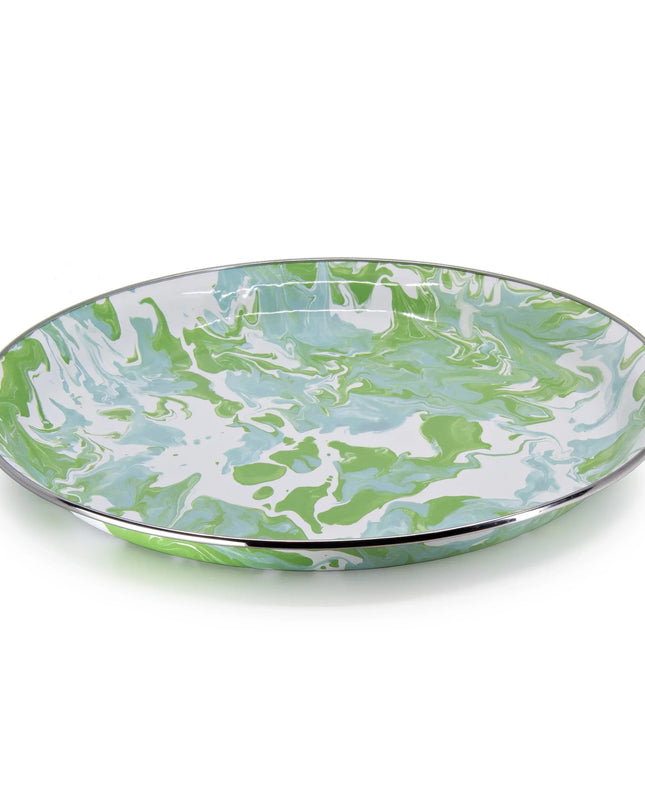 MM01 - Modern Monet Large Tray - Golden Rabbit Enamelware