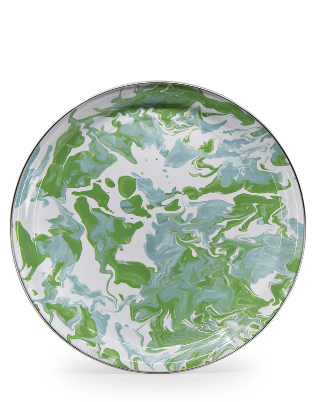 MM21 - Modern Monet Medium Tray - Golden Rabbit Enamelware