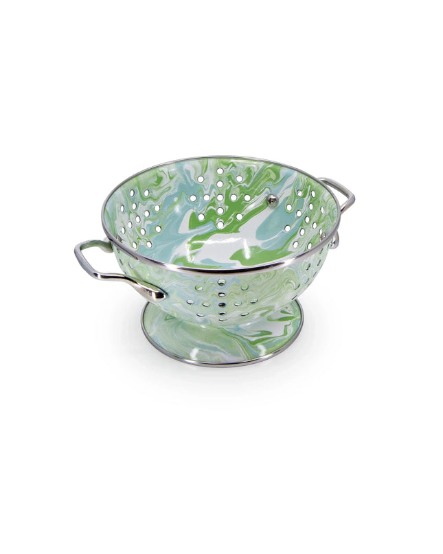 MM24 - Modern Monet Petite Colander - Golden Rabbit Enamelware