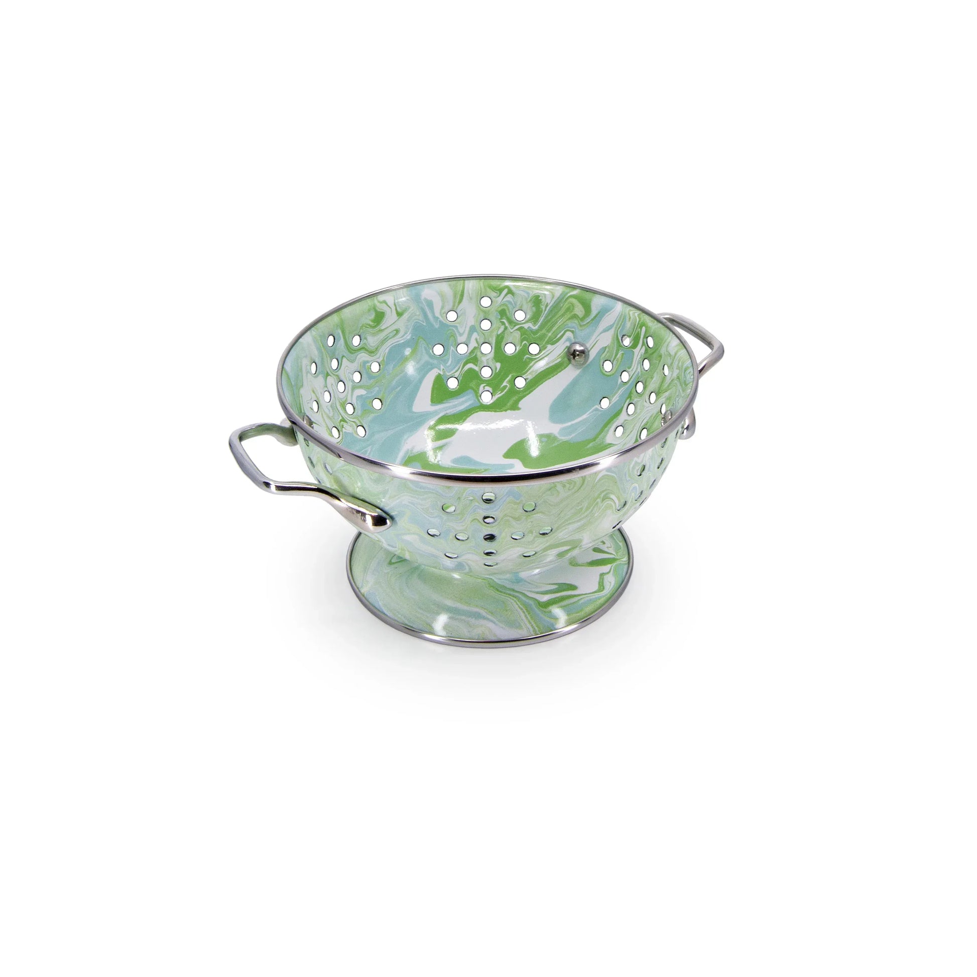 MM24 - Modern Monet Petite Colander - Golden Rabbit Enamelware
