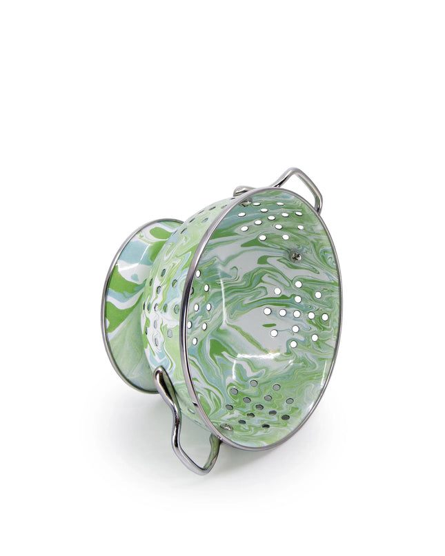 MM24 - Modern Monet Petite Colander - Golden Rabbit Enamelware