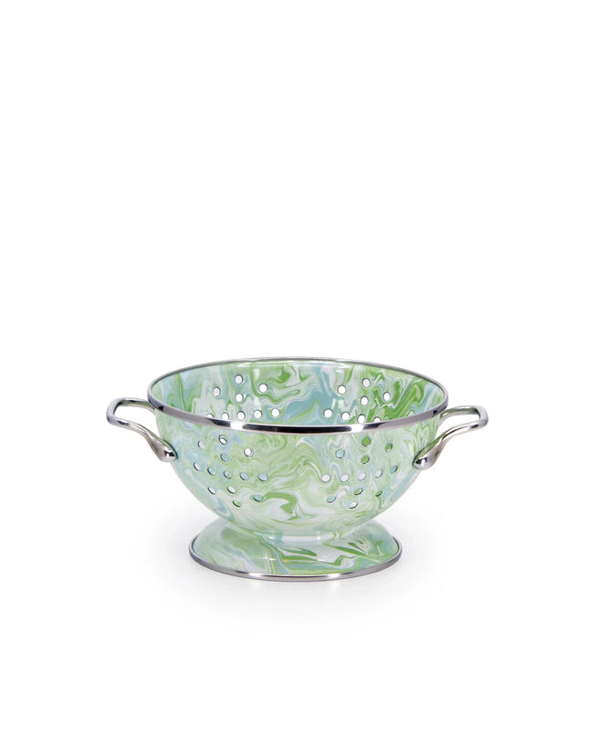 MM24 - Modern Monet Petite Colander - Golden Rabbit Enamelware
