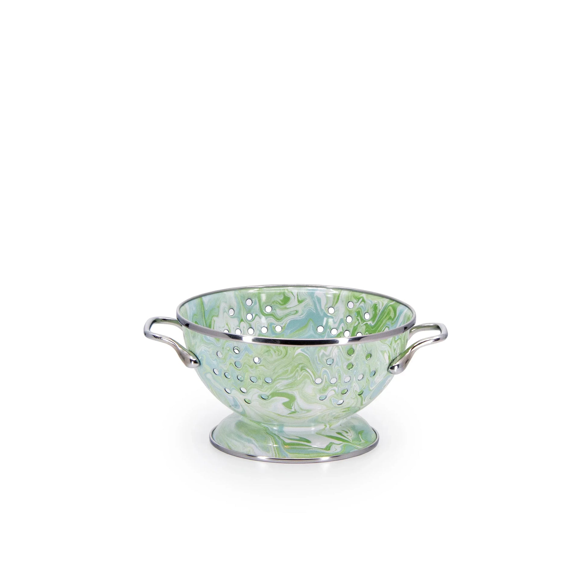 MM24 - Modern Monet Petite Colander - Golden Rabbit Enamelware