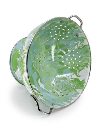 MM25 - Modern Monet Large Colander - Golden Rabbit Enamelware