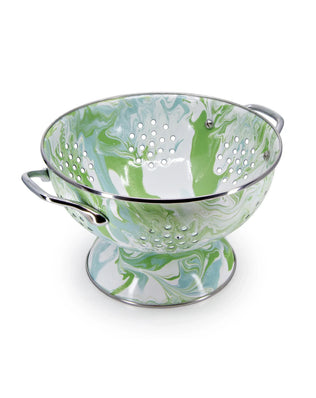 MM27 - Modern Monet Medium Colander - Golden Rabbit Enamelware