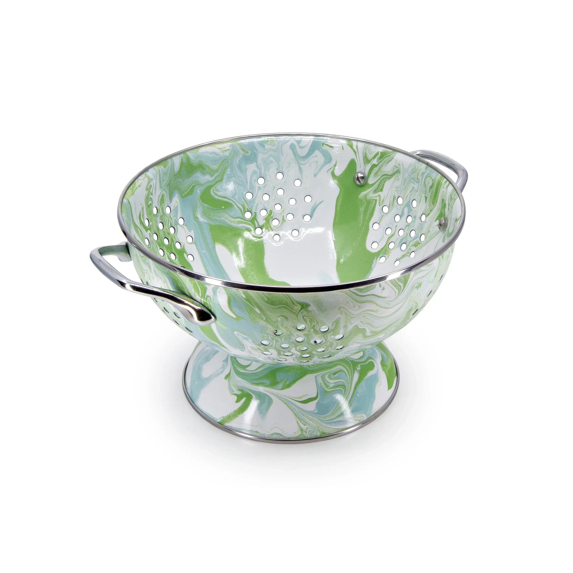 MM27 - Modern Monet Medium Colander - Golden Rabbit Enamelware