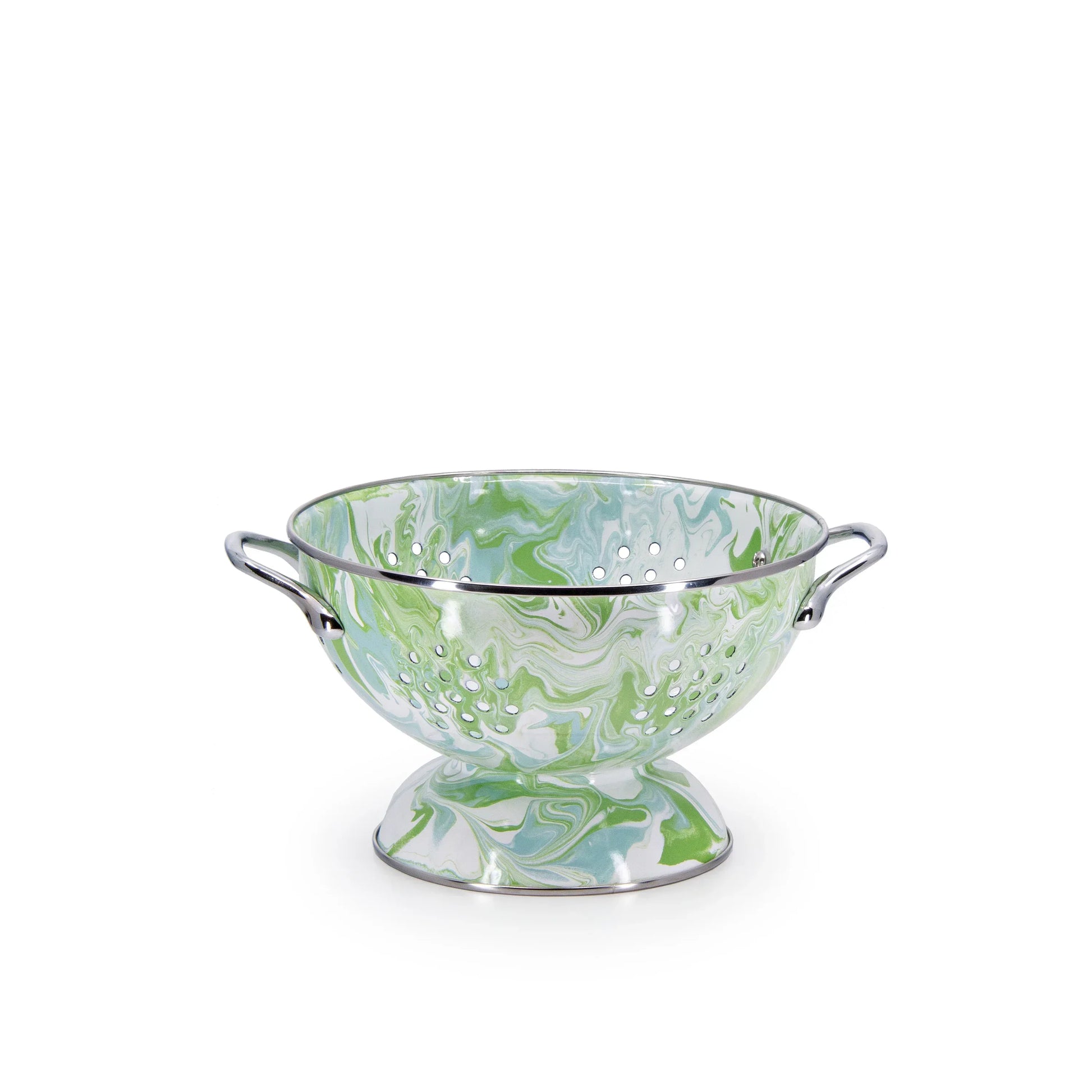 MM27 - Modern Monet Medium Colander - Golden Rabbit Enamelware