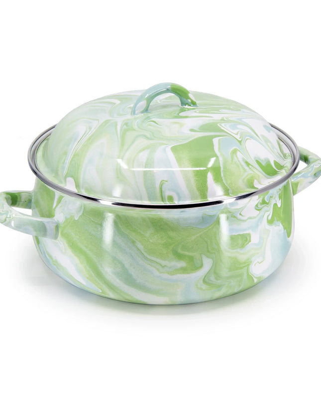 MM31 - Modern Monet Dutch Oven - Golden Rabbit Enamelware