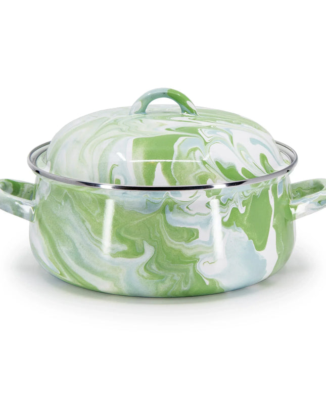 MM31 - Modern Monet Dutch Oven - Golden Rabbit Enamelware