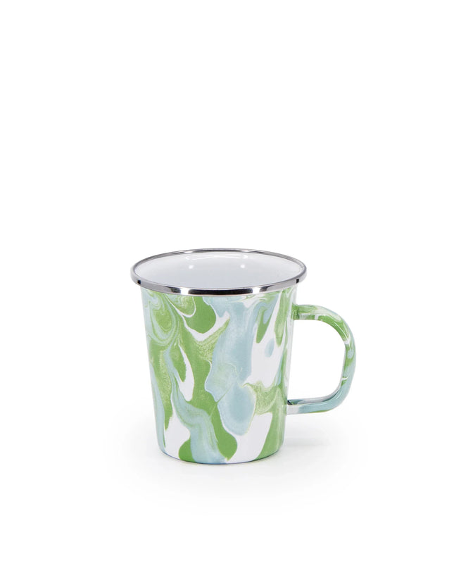 MM66S4 - Modern Monet 16 oz Latte Mugs - Set of 4 - Golden Rabbit Enamelware