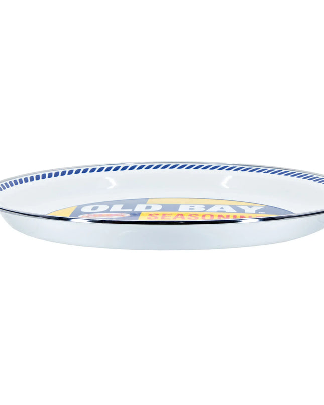 OB21 - Old Bay Medium Tray - Golden Rabbit Enamelware