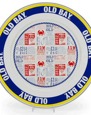 OB26S2 - Old Bay Chargers - Set of 2 - Golden Rabbit Enamelware