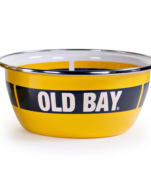 OB61S4 - Old Bay Salad Bowls - Set of 4 - Golden Rabbit Enamelware