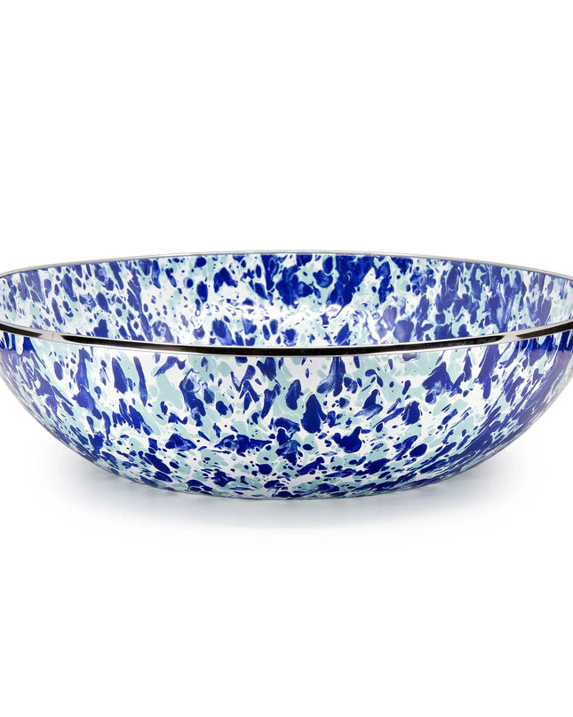 OC18 - Ocean Swirl Catering Bowl - Golden Rabbit Enamelware