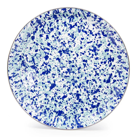OC21 - Ocean Swirl Medium Tray - Golden Rabbit Enamelware