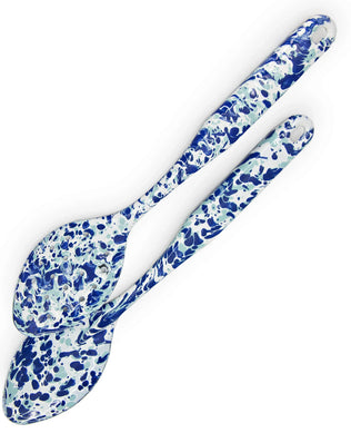 OC48 - Ocean Swirl Spoon Set - Golden Rabbit Enamelware