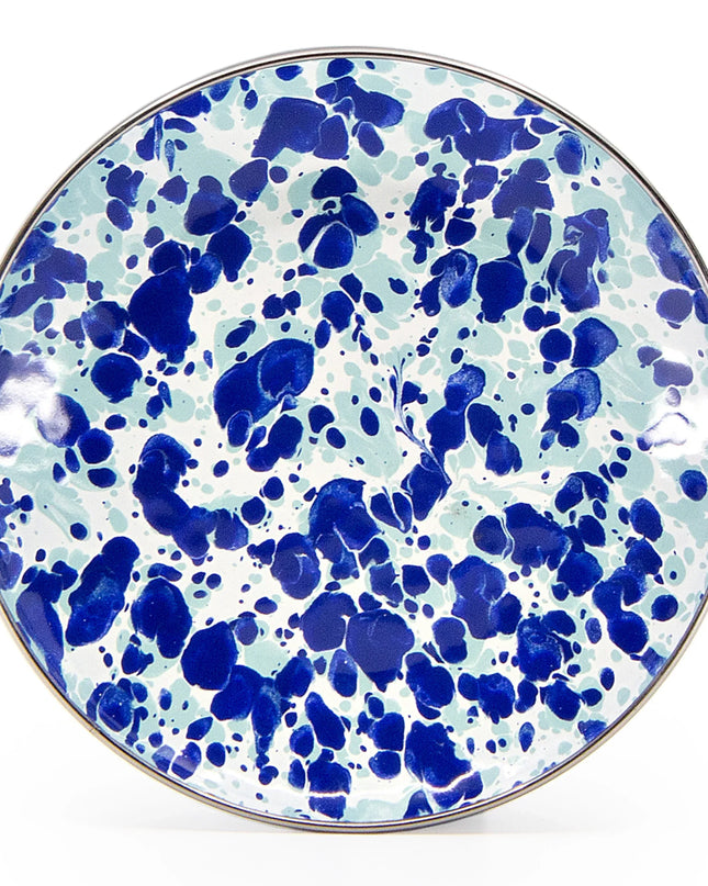 OC62S4 - Ocean Swirl Appetizer Plates- Set of 4 - Golden Rabbit Enamelware