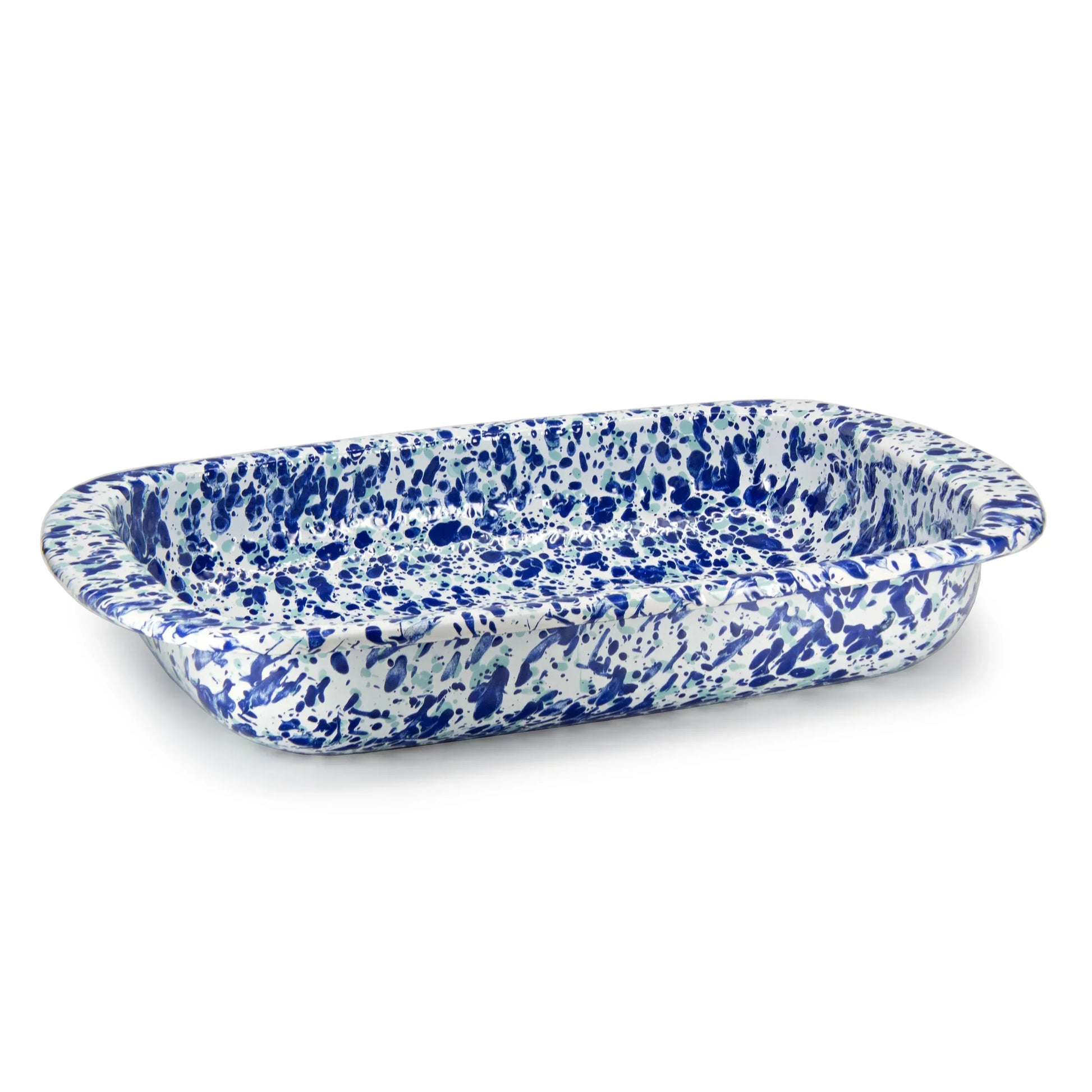 OC78 - Ocean Swirl Baking Pan - Golden Rabbit Enamelware