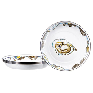OY04S4 - Oyster Pasta Plates - Set of 4  1