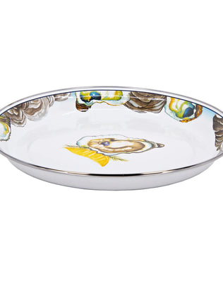 OY08 - Oyster Small Tray - Golden Rabbit Enamelware