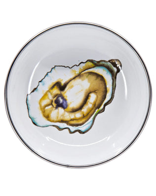 OY59S6 - Oyster Tasting Dishes - Set of 6 - Golden Rabbit Enamelware