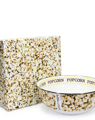 PP103 - Popcorn Bowl Gift - Golden Rabbit Enamelware