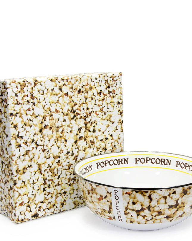 PP103 - Popcorn Bowl Gift - Golden Rabbit Enamelware