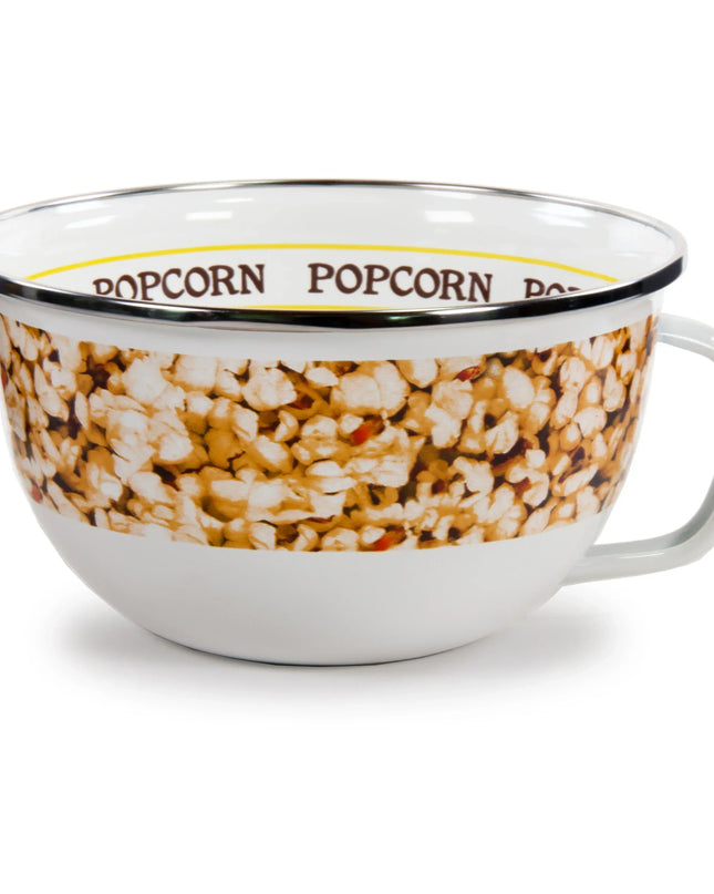PP35S4 - Popcorn Sharing Bowls - Set of 4 - Golden Rabbit Enamelware