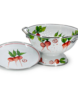 RA107 - Radish Colander Set - Golden Rabbit Enamelware