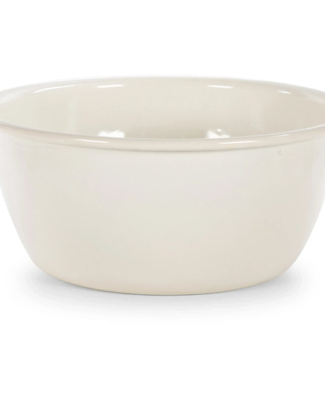 RCC93 - Cream Rolled Rim Bowls- Set of 4 - Golden Rabbit Enamelware