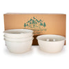 Rolled Cream Bowl Set/4