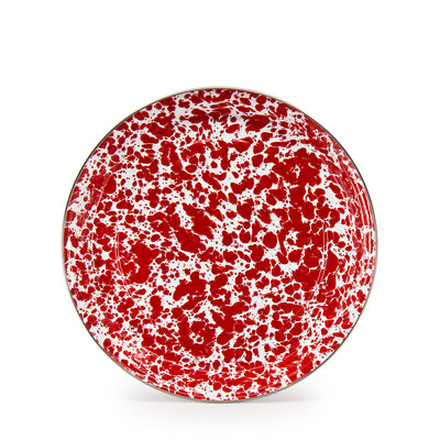 RD08 - Red Swirl Small Tray - Image