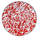 RD11S4 - Set of 4 Red Swirl Sandwich Plates   AltImage2