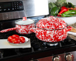 RD31 - Red Swirl Dutch Oven - ImageAlt5