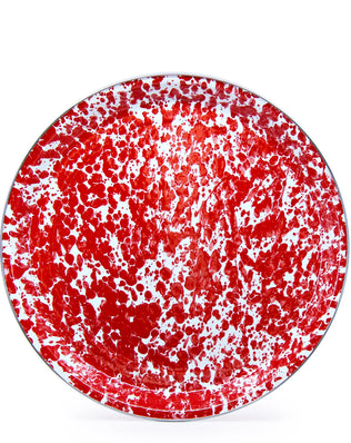 RD21 - Ref Swirl Medium Tray - Golden Rabbit Enamelware