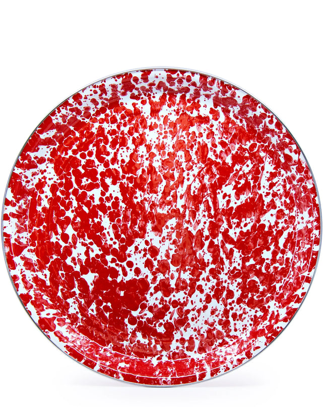 RD21 - Ref Swirl Medium Tray - Golden Rabbit Enamelware