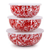 Red Swirl Mixing Bowls