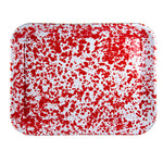 RD58S2 - Set of 2 Red Swirl Quarter Sheet Trays   AltImage3