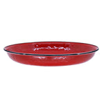 RR04S4 - Set of 4 Solid Red Pasta Plates - ImageAlt3