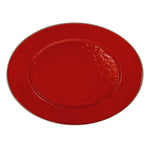 RR06 - Solid Red Oval Platter - Image