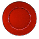 RR11S4 - Set of 4 Solid Red Sandwich Plates - ImageAlt2