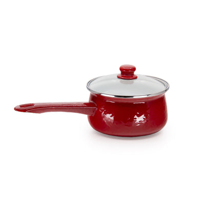 RR19 - Solid Red Sauce Pan - Image