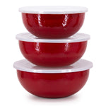 RR54 - Solid Red Mixing Bowls - Image