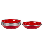RR59S6 - Set of 6 Solid Red Tasting Dishes - Image
