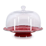 RR76 - Solid Red Cake Plate - ImageAlt2