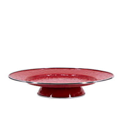 RR76 - Solid Red Cake Plate - Image